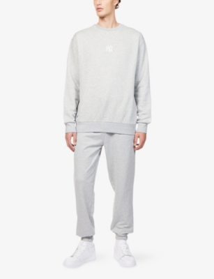 NEW ERA: New York Yankees MLB League Essential Midi Oversized Cotton-Jersey Sweatshirt