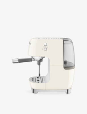 Smeg Espresso Machine Cream In White