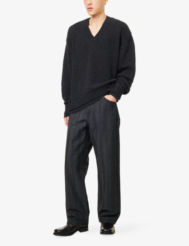 False V-Neck Merino-Wool Jumper