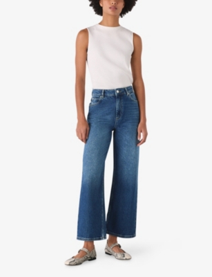 WHISTLES: Straight Ankle-Length Denim Jeans