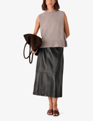 WHISTLES: Wool Sleeveless Tank Top