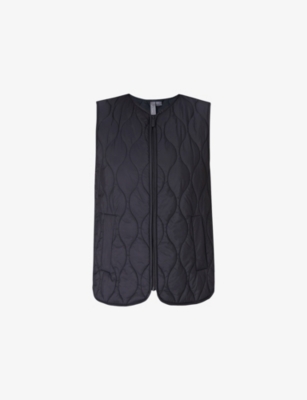 Sweaty Betty Womens  On The Move Quilted Shell Gilet In Black