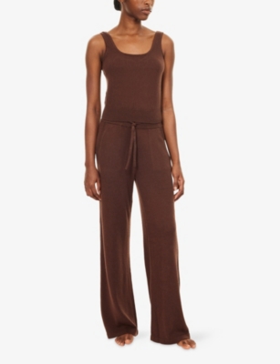 EBERJEY: Lounge Brushed Knitted Tank Top