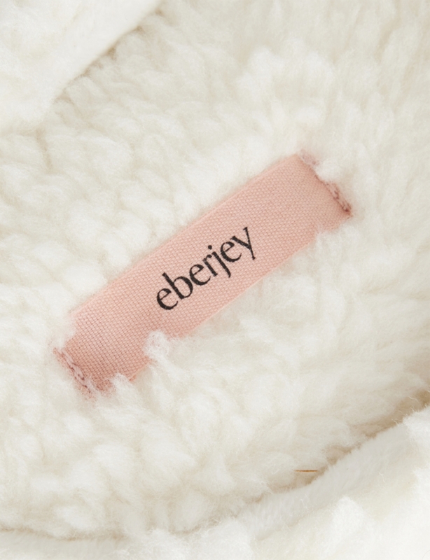 Cushioned Faux-Shearling Slippers