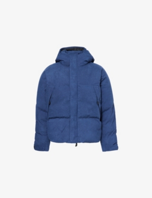 Oakley Mens Abyss Sreetpeak Corduroy Padded Woven Jacket In Blue
