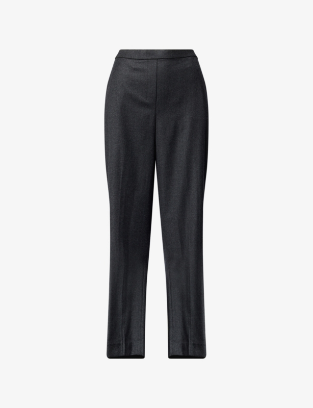 High-Rise Wide-Leg Wool Trousers