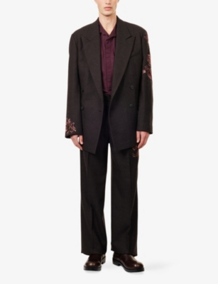 DRIES VAN NOTEN: Bishop Embroidered 2196 Wool Jacket