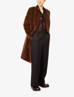 DRIES VAN NOTEN: Carvies 2107 Graphic-Print Woven Shirt