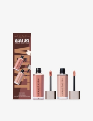Anastasia Beverly Hills Softy + Peachy Nude Velvet Lips Mini Lip Velvet Duo 1.5g