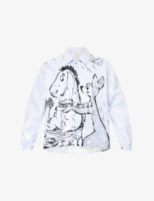 S.S. DALEY: Harry Lambert for S.S Daley x Disney Slice Of Pie Striped Cotton Jacket