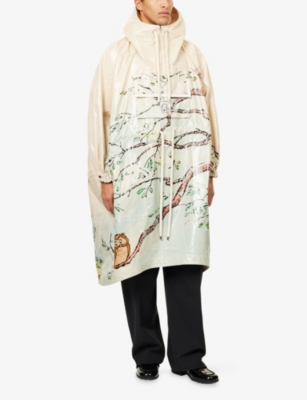 S.s. Daley Womens Multi Harry Lambert For S.s Daley X Disney 100 Acre Wood-print Waxed-cotton Anorak Xl In Multi