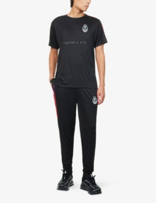 TRAPSTAR: Logo-Patch Short-Sleeve Jersey Training T-Shirt