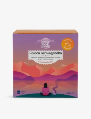 BETTER FOOD MOOD: Turmeric Ashwagandha Ginger Black Pepper 15 Teabags