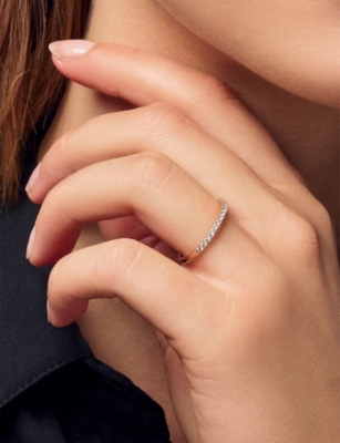 SIF JAKOBS: Alba 14ct White-Gold And 0.23ct Lab-Grown Diamond Ring