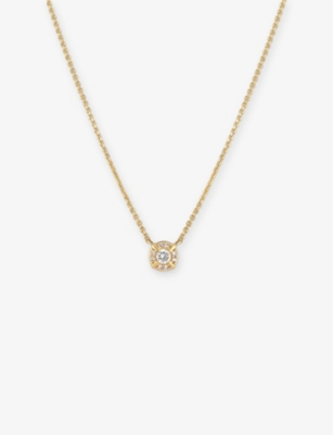 SIF JAKOBS: Rome 14ct White and Yellow-Gold and 0.09ct Lab Grown Diamond Necklace