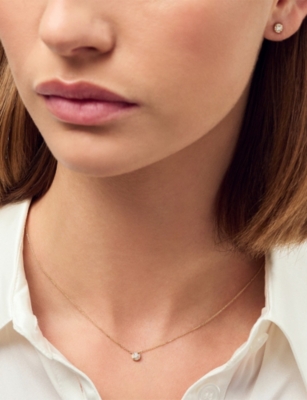 SIF JAKOBS: Rome 14ct yellow-Gold And 0.09ct Lab-Grown Diamond Necklace