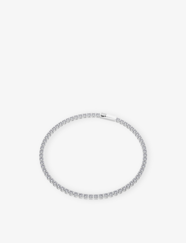Diamante 14ct White-Gold And 2.62ct Lab-Grown Diamond Bracelet