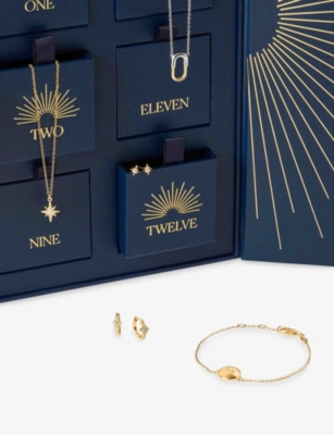 ASTLEY CLARKE: 12-Day Limited-Edition 18ct Yellow-Gold Vermeil And Sterling-Silver Advent Calendar Worth £906
