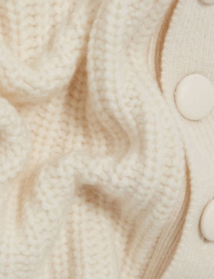 CLAUDIE PIERLOT: Ribbed Wool-Blend Balaclava