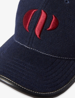 CLAUDIE PIERLOT: Logo-Embroidered Wool-Blend Baseball Cap