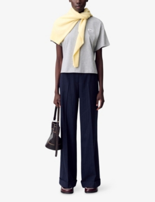 CLAUDIE PIERLOT: Tailored Straight-Leg Woven Trousers