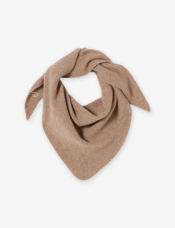 Logo-Embroidered Wool And Cashmere Scarf