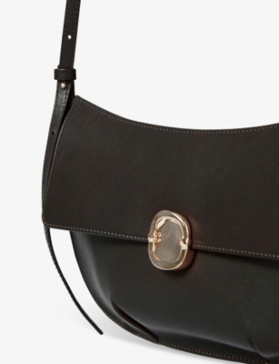 CLAUDIE PIERLOT: Hardware-Embellished Leather Cross-Body