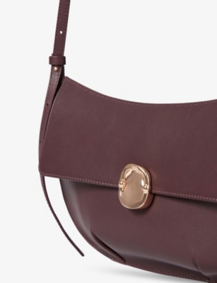 CLAUDIE PIERLOT: Hardware-Embellished Leather Cross-Body