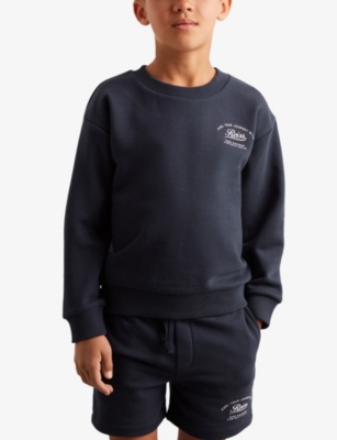 REISS: Canby Motorcars Cotton-Blend Sweatshirt 13-14 Years