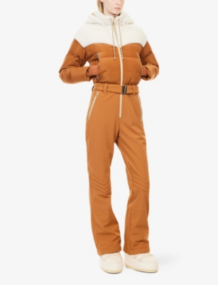 My Sunday Ski Womens Chestnut Frontier Ski Suit Xs In Orange