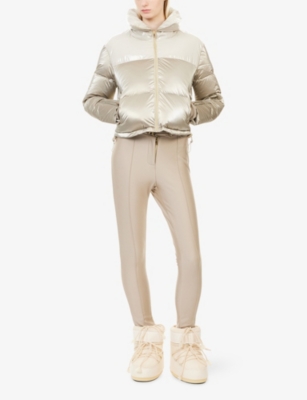 MY SUNDAY SKI: Cropped Bomber Ski Jacket