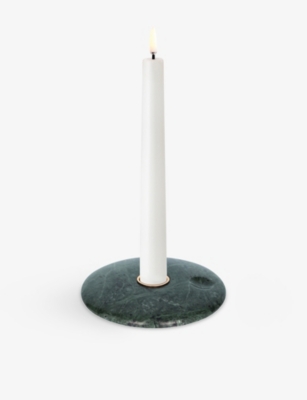 UYUNI LIGHTING: Chamber Marble and Brass Candle Holder