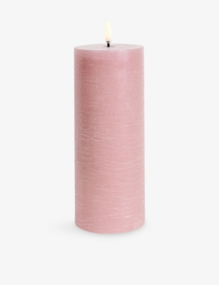 UYUNI LIGHTING: Rustic Pillar LED Candle 20.3cm