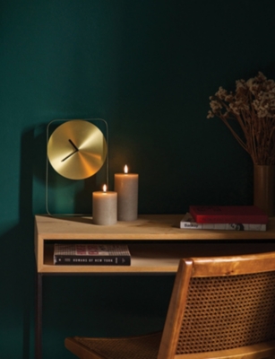 UYUNI LIGHTING: Rustic Pillar LED Candle 15.2cm