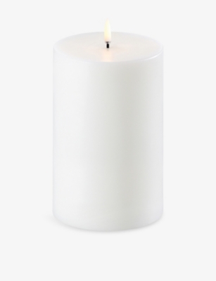 UYUNI LIGHTING: Smooth Pillar LED Candle 10.1cm