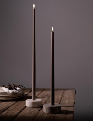 UYUNI LIGHTING: Marble Base Candleholder 10cm