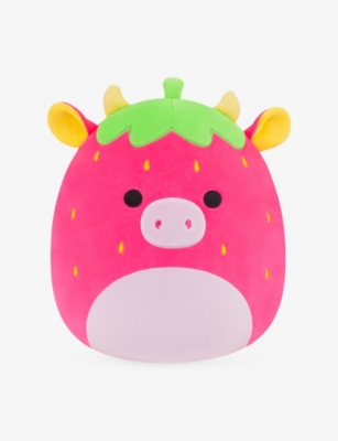 SQUISHMALLOWS: Cleary The Strawberry Cow Soft Toy 30cm