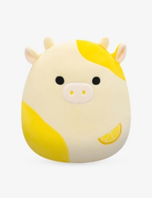SQUISHMALLOWS: Dagmar The Lemon Cow Soft Toy 30cm