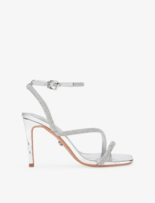 CARVELA: Paparazzi Wide-Fit Heeled Faux-Leather Sandals