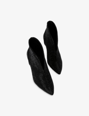 CARVELA COMFORT: Flute Heeled Suede Shoe Boots