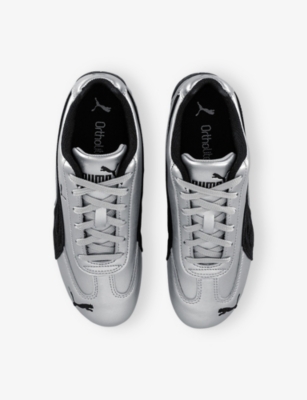 Puma Silver Speedcat Metallic Sneakers In Gray