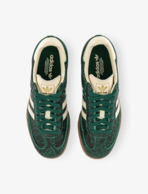 Adidas Originals Samba Og Sneakers Green With Snake Print In Green