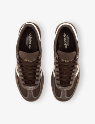 Adidas Originals Womens Dark Brown Off White Gum Handball Spezial Suede Trainers Eur 39.5 / 6.5 Uk In Brown