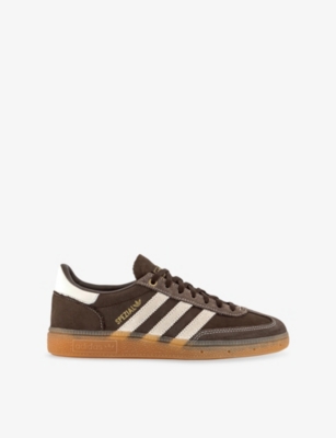 Adidas Originals Womens Dark Brown Off White Gum Handball Spezial Suede Trainers Eur 39.5 / 6.5 Uk In Brown