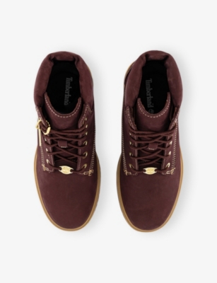 TIMBERLAND: Lyonsdale Nubuck-Leather Ankle Boots