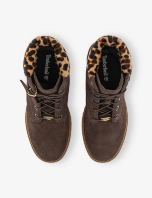 TIMBERLAND: Lyonsdale Nubuck-Leather Ankle Boots