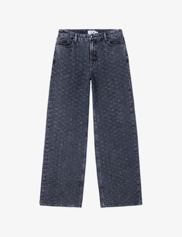Good American x Dolly’s Joleans by Dolly Parton Crystal-Embellished Relaxed-Fit Stretch-Denim Jeans