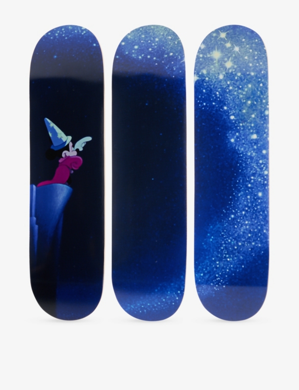 The Skateroom x Disney Fantasia Triptych Maple-Wood Skateboard Decks