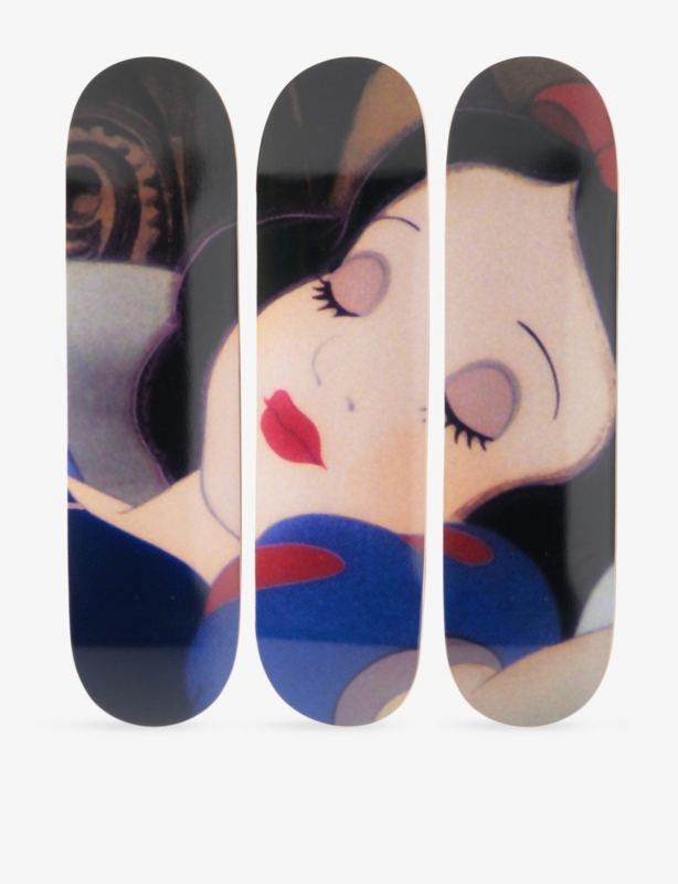 The Skateroom x Disney Snow White Triptych Maple-Wood Skateboard Decks