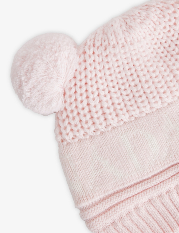 Baby' Double Pom-Pom Wool Beanie